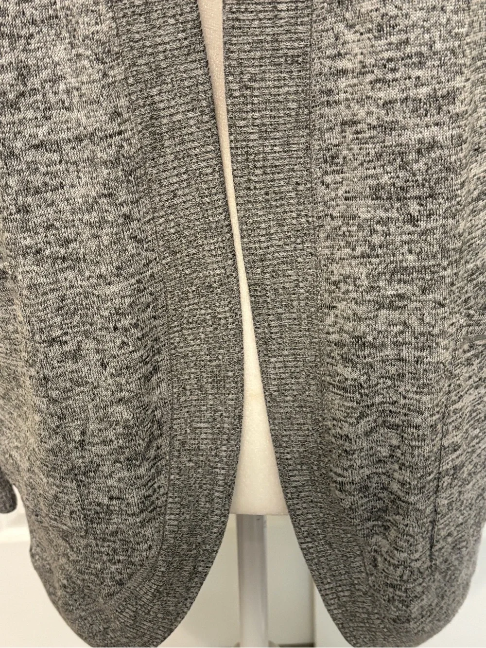 90 DEGREES Gray Open Cardigan Size Small